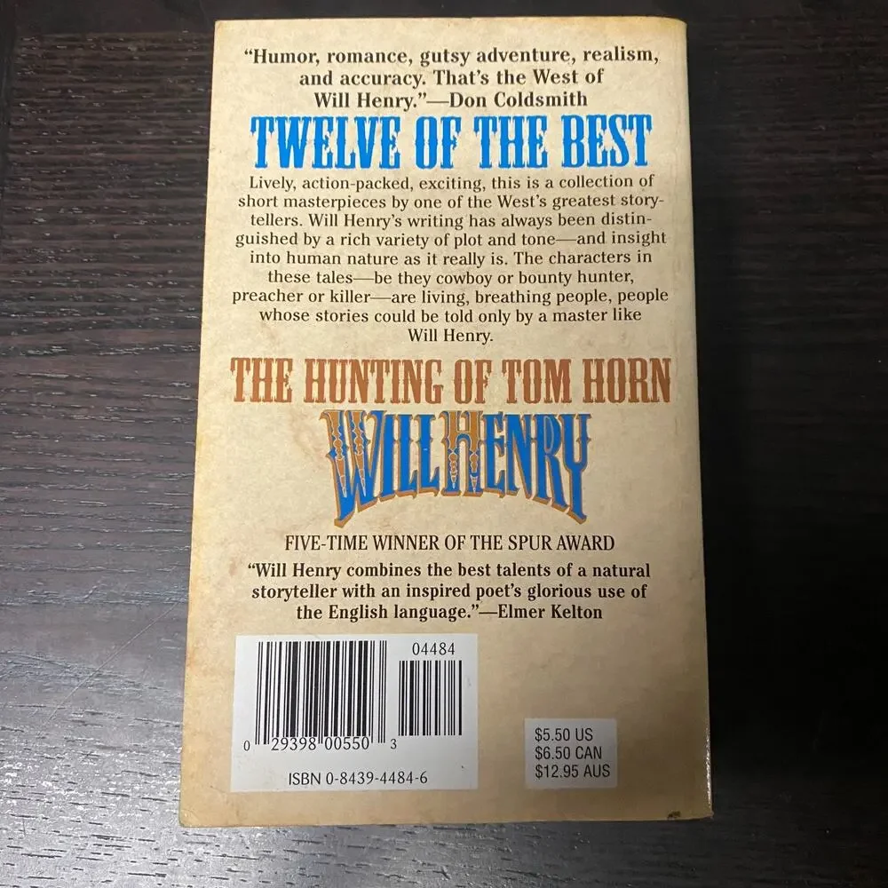Hunting of Tom Horn by William Henry Sr. (1999, Trade Paperback)